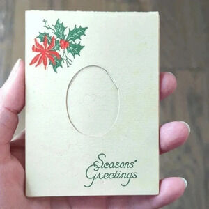 Antique Christmas  Card